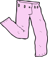 cartone animato paio di rosa pantaloni png