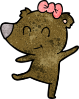 female bear cartoon png