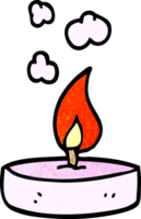 cartoon doodle scented candle png