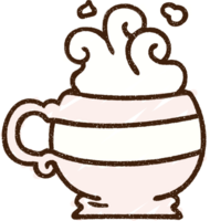 Coffee Cup Chalk Drawing png