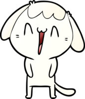 chien de dessin animé mignon png