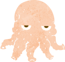 cartoon alien squid face png