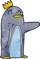 Zeichentrick-Kaiserpinguin png