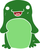 flat color style cartoon penguin png