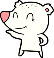 Eisbär-Cartoon png