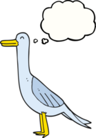 drawn thought bubble cartoon bird png