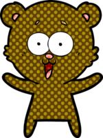 laughing teddy  bear cartoon png