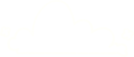 desenho de giz de nuvem png