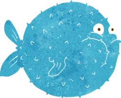 cartoon puffer fish png