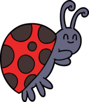 coccinelle de dessin animé mignon png