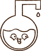 borrelende chemicaliën houtskooltekening png