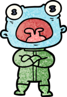 cartoon weird alien communicating png