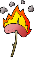 Cartoon-Doodle eines Hotdogs png