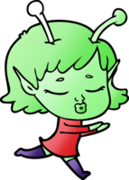 fille extraterrestre de dessin animé png