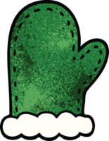 cartoon doodle oven mitts png