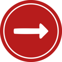 pointing arrow circular icon symbol png