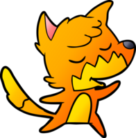 friendly cartoon fox png