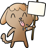 cão bonito dos desenhos animados png