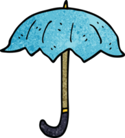 cartoon doodle open umbrella png