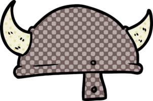 capacete viking de desenho animado png