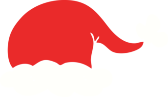 dessin animé doodle bonnet de noel png