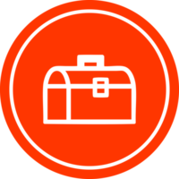 gereedschap doos circulaire icoon symbool png