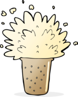 cartoon frothy beer png