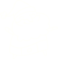 Santa Claus Chalk Drawing png