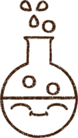 sprudelnde Chemikalien Kohlezeichnung png