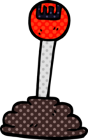 cartoon doodle gear shift png