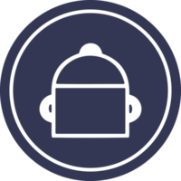 cooking pot circular icon symbol png