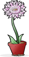 cartoon flower in pot png