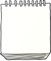 drawn cartoon notepad png