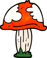 caricatura, garabato, venenoso, toadstool png