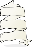 banner de rolagem de três camadas de desenho animado png