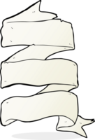 Cartoon dreischichtiges Scroll-Banner png