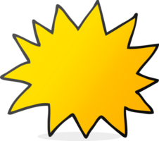 drawn cartoon simple explosion symbol png