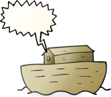 drawn speech bubble cartoon noah's ark png