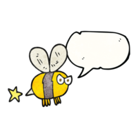 discorso bolla strutturato cartone animato arrabbiato ape png