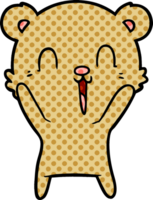 personagem de desenho animado urso png