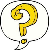 cartoon question mark with speech bubble png