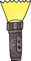 cartoon doodle electric torch png