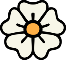 tattoo in traditional style of a flower png