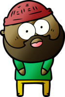 cartoon bearded man png