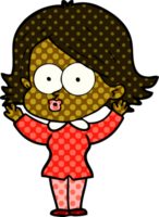 cartoon girl pouting png