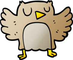 png pente illustration dessin animé hibou