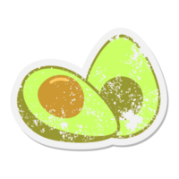 avocado grunge sticker png