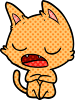 Sprechende Katze Cartoon png