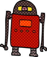 Cartoon-Doodle-Roboter png