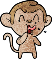 crazy cartoon monkey png